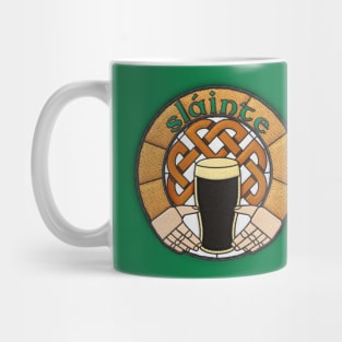 Sláinte Claddagh Patch design Mug